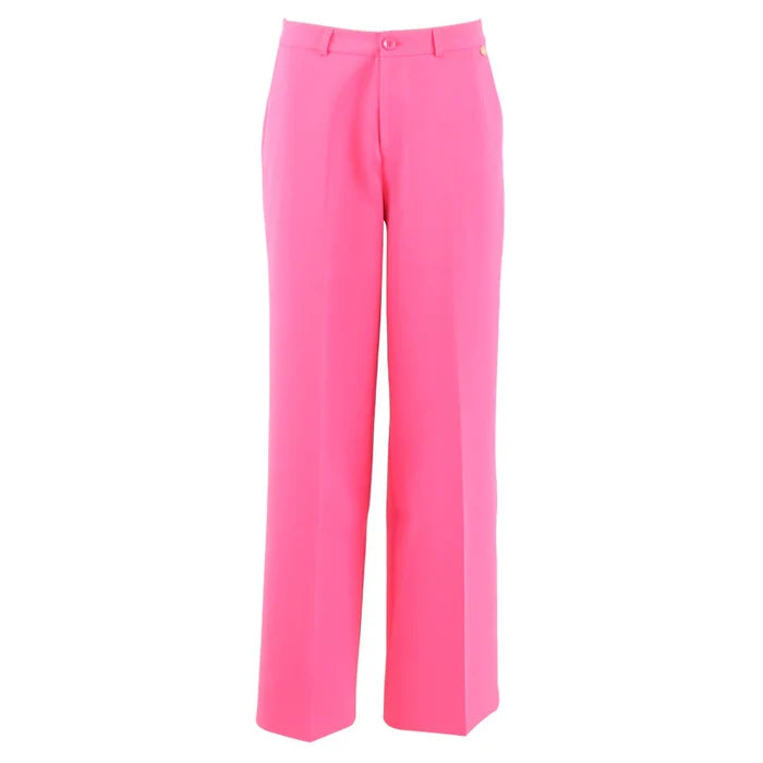 Isabel Wide Leg Trousers Short (Candy Pink)
