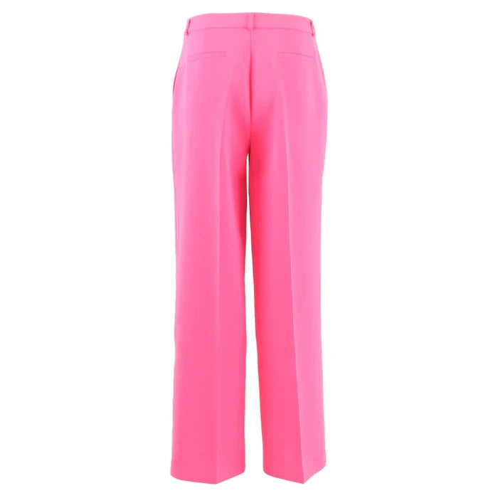 Isabel Wide Leg Trousers Short (Candy Pink)