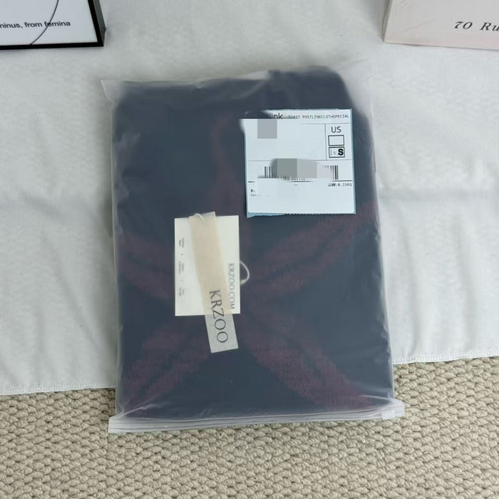 Jacquard Knit Crewneck Sweater