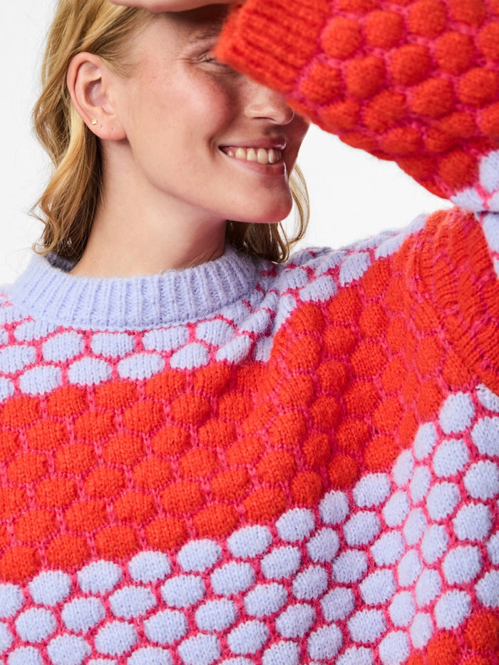 Janette Knit Jumper (Beetroot/Purple)