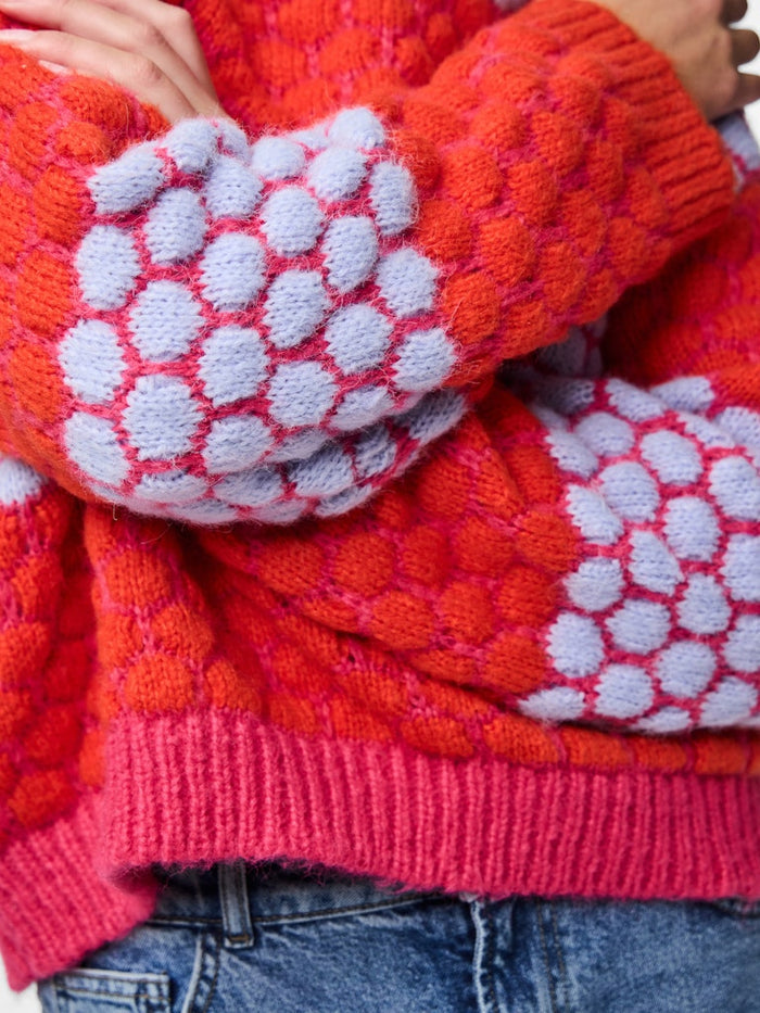 Janette Knit Jumper (Beetroot/Purple)
