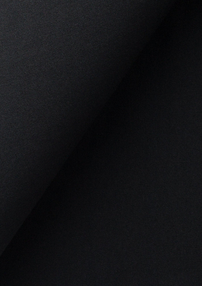 Jet Black Twill Vest - SARTORO