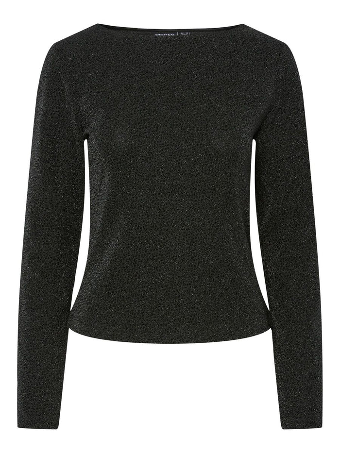 Jina Glitter Top (Black/Black Lure)