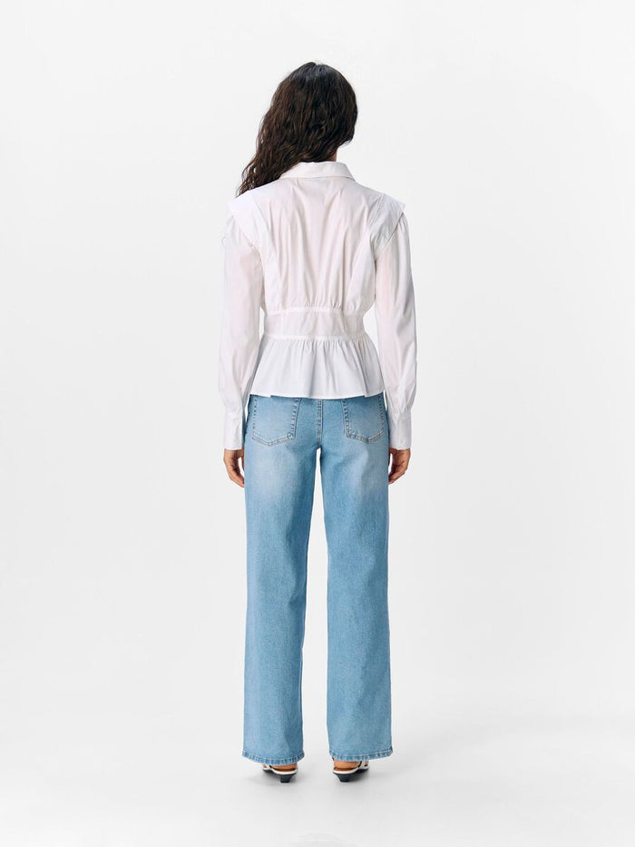Jinny Fitted Shirt (Bright White)
