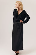 Jodi Midi Skirt (Black)