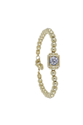 John Medeiros Beaded Collection 1 Stone Bracelet in Gold
