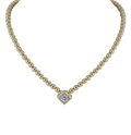 John Medeiros Beaded Collection Single Strand Necklace 16-18” in Gold