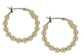 John Medeiros Beaded Collection Small Hoop Earrings