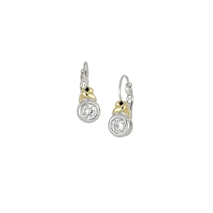 John Medeiros Cubic Zirconia French Wire Earrings