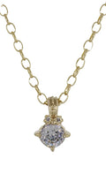 John Medeiros Diamante - CZ 2 Carat 120 Facet, Necklace