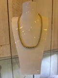John Medeiros Five Stone Crystal Bezel 16" Necklace
