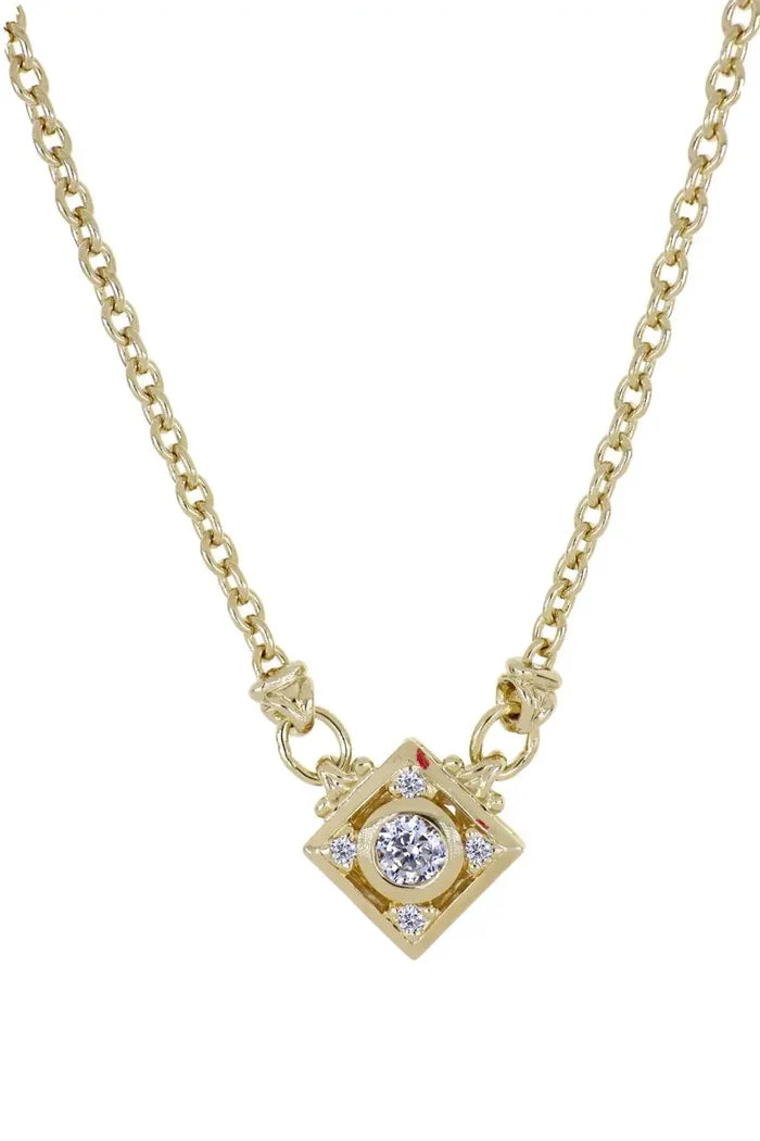 John Medeiros Gilded Collection Diamond Shape Necklace 17"