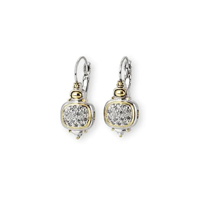 John Medeiros Nouveau Collection - Cubic Zirconia French Wire Earrings