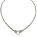 John Medeiros Pavé Circle Double Strand Necklace