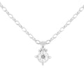 John Medeiros Silver Diamante - 3/4 Carat Cubic Zirconia, 102 Facets Necklace