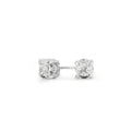 John Medeiros Silver Diamante .5 Carat Stud Earrings