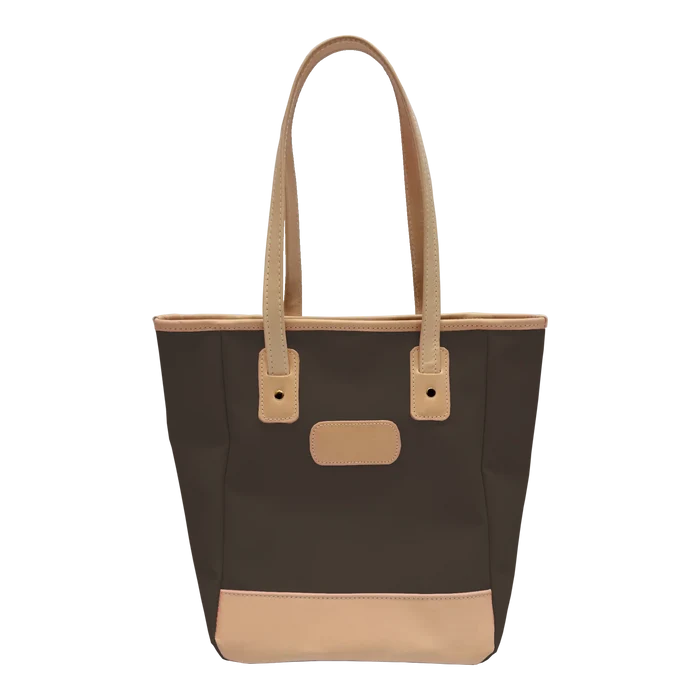 Jon Hart Alamo Heights Tote in Espresso Coated Canvas