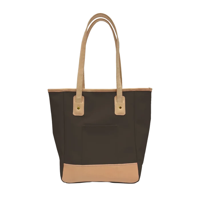 Jon Hart Alamo Heights Tote in Espresso Coated Canvas