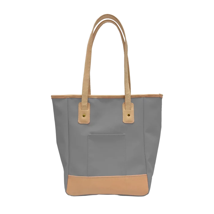 Jon Hart Alamo Heights Tote in Slate Coated Canvas