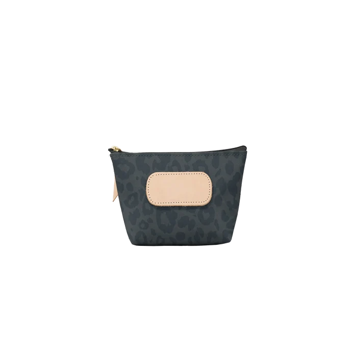 Dark Leopard Coated Canvas