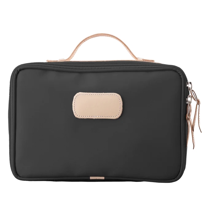 Jon Hart Large Travel Kit in Charcoal Coated Canvas