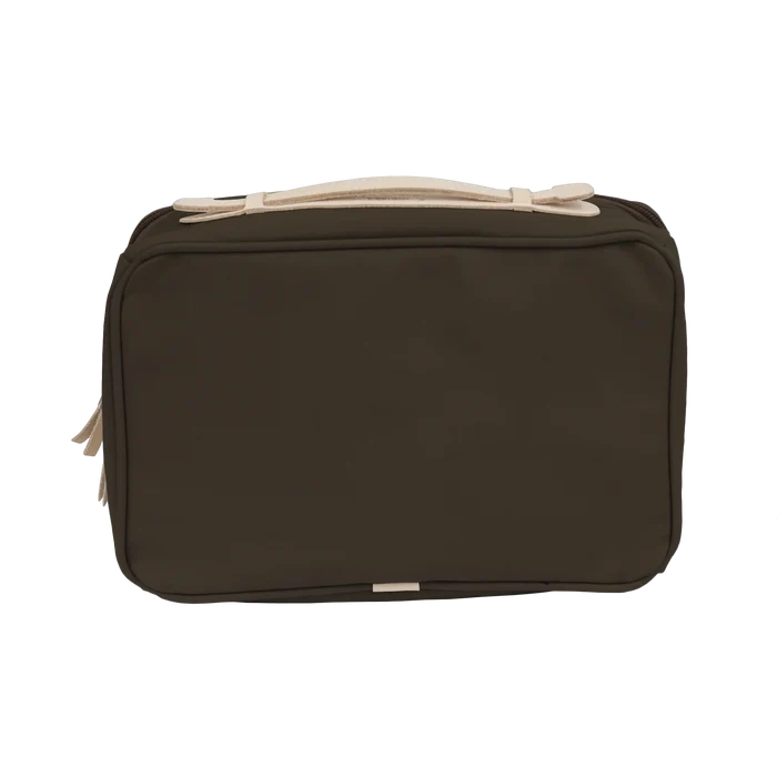 Jon Hart Large Travel Kit in Espresso Coated Canvas
