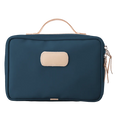 Jon Hart Large Travel Kit in French Blue Coated Canvas