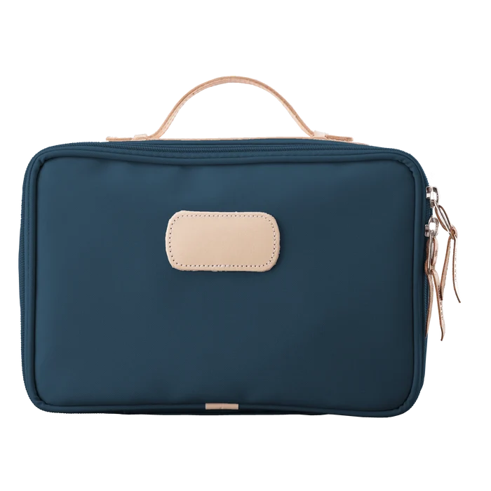 Jon Hart Large Travel Kit in French Blue Coated Canvas