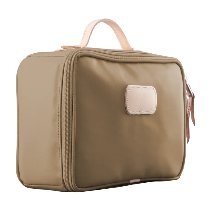 Jon Hart Large Travel Kit in Saddle Coated Canvas