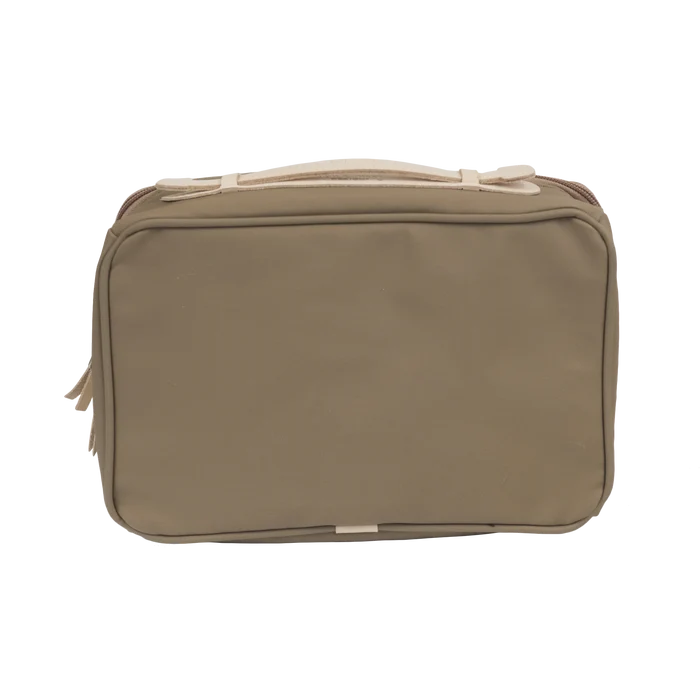 Jon Hart Large Travel Kit in Saddle Coated Canvas