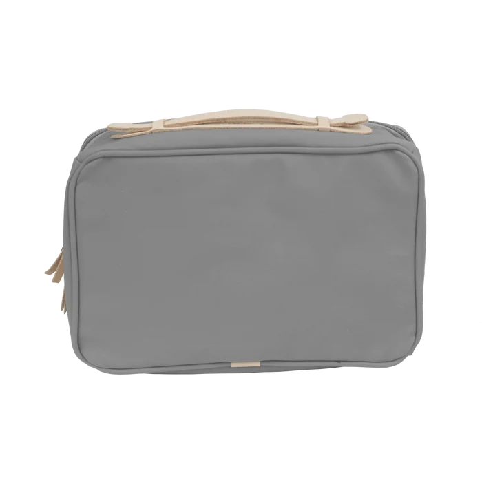 Jon Hart Large Travel Kit in Slate Coated Canvas