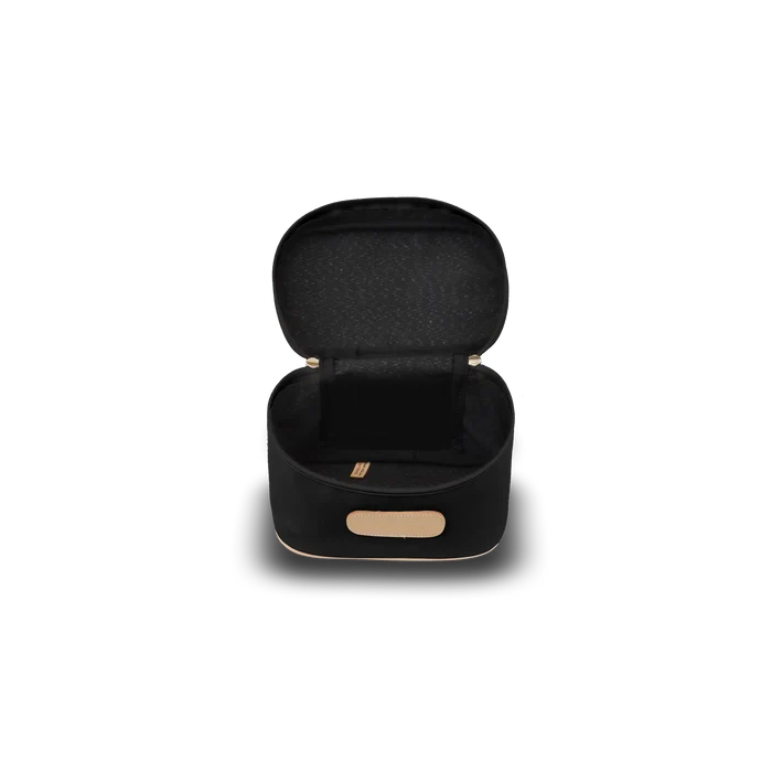 Jon Hart Makeup Case in Black Coated Canvas