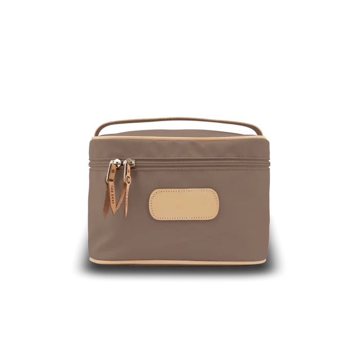 Jon Hart Makeup Case in Saddle Coated Canvas