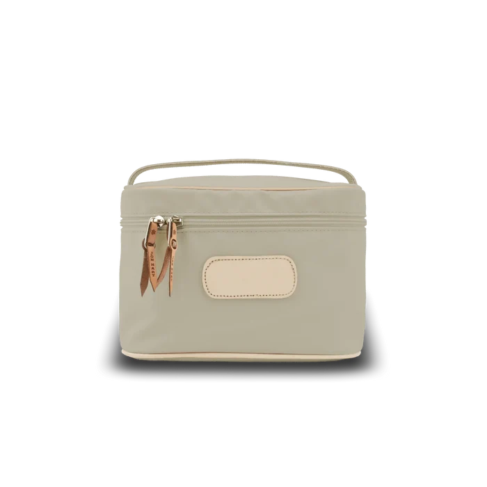 Jon Hart Makeup Case in Tan Coated Canvas