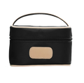 Jon Hart Mini Makeup Case in Black Coated Canvas