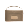 Jon Hart Mini Makeup Case in Saddle Coated Canvas