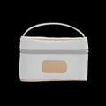 Jon Hart Mini Makeup Case in White Coated Canvas