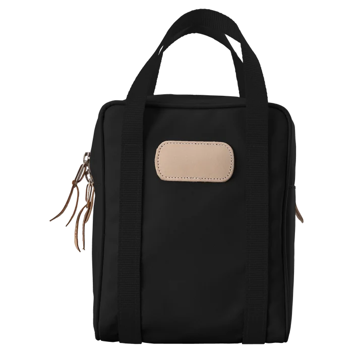 Jon Hart Shag Bag in Black Coated Canvas