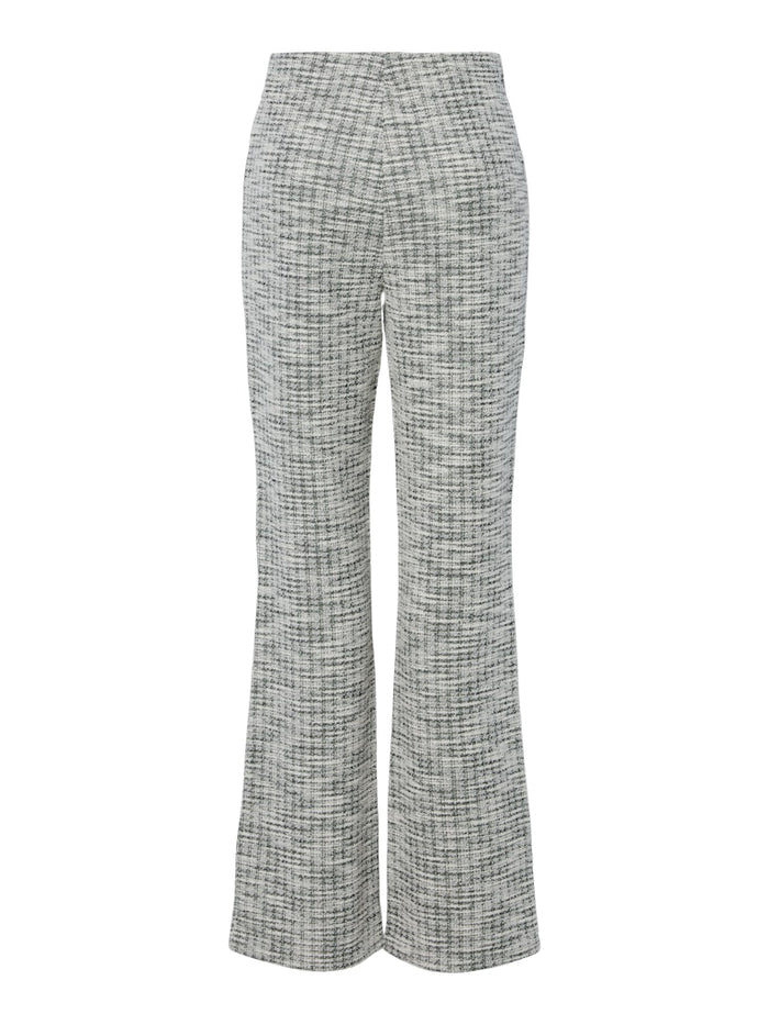 June Flared Pants (Cloud Dancer/Black)