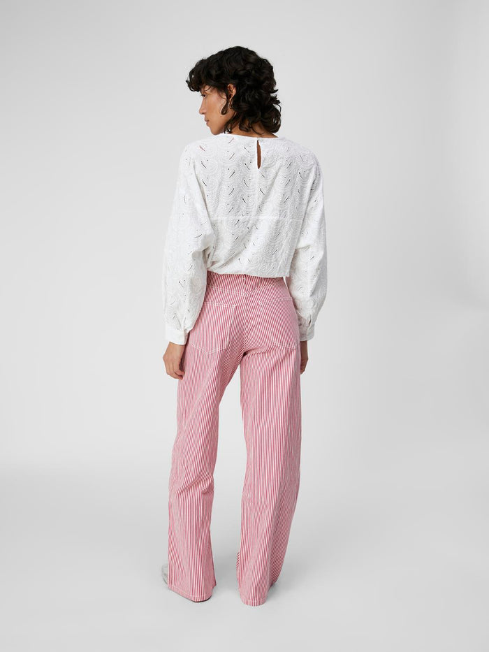 JUNIA EMBROIDERED TOP (WHITE)