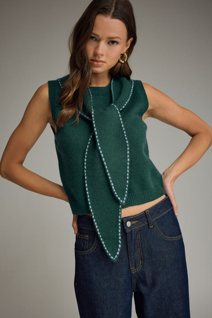 Just Right Moments Green Top