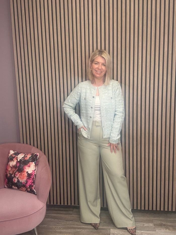 Karen Wide Leg Pants (Elm)