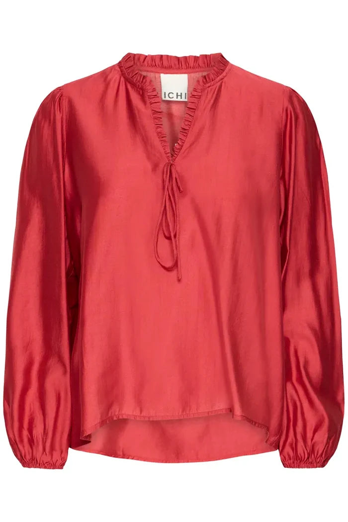 Karla Top (Red Dahlia)