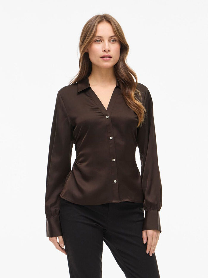 Kassia Shirt (Coffee Bean)