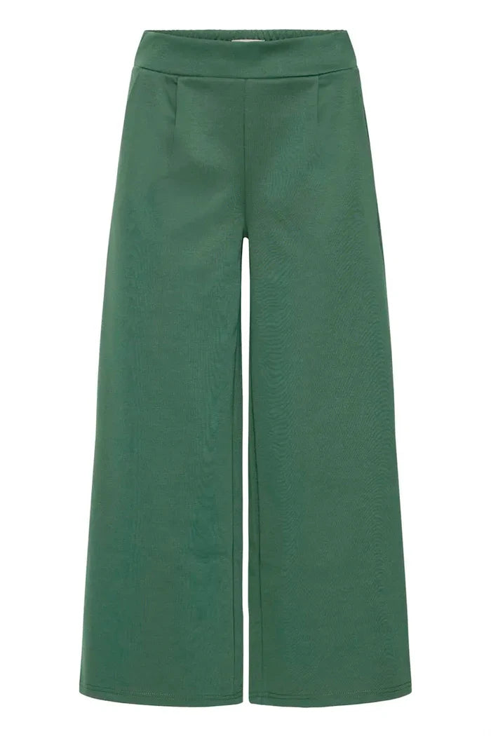 Kate Cropped Wide Leg Pants (Pineneedle)