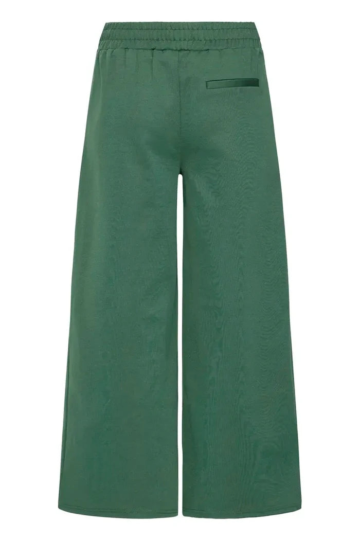Kate Cropped Wide Leg Pants (Pineneedle)