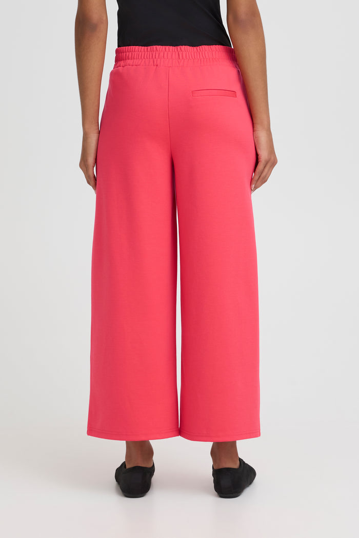 Kate Cropped Wide Leg Pants (Teaberry)