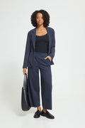 Kate Cropped Wide Leg Pants (Total Eclipse)