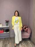 Katie Oversized Blazer (Lemon)