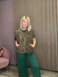 Katty Teddy Gilet (Tannin/ Leopard)